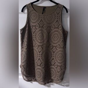 Women's Kay Celine Embroidered Sleeveless Top